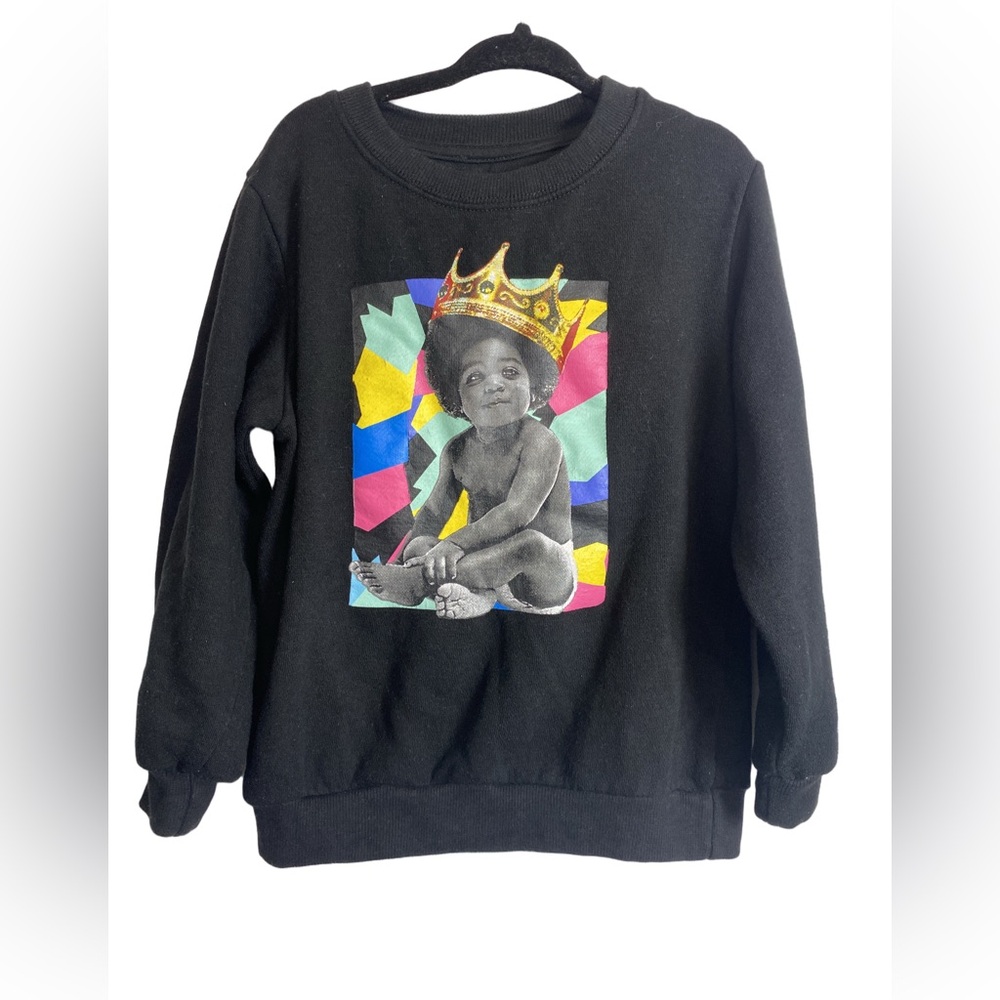 The Notorious B.I.G. Biggie Smalls Toddler Sweatshirt 5T Brooklyn Mint Crown